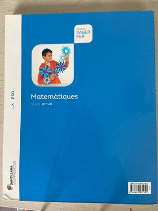 MATEMÀTIQUES SÈRIE RESOL 1 ESO SABER FER