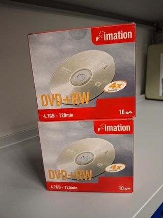 10 DVD+RW Imation 4.7GB - 120min
