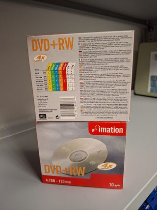 10 DVD+RW Imation 4.7GB - 120min