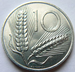 10 lire 1973 nuova - fior di conio FDC