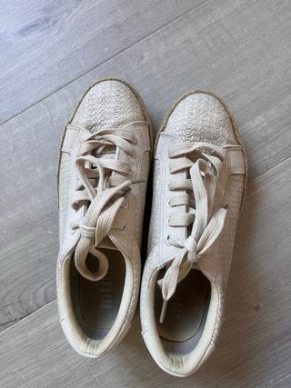 Zapatillas verano beige