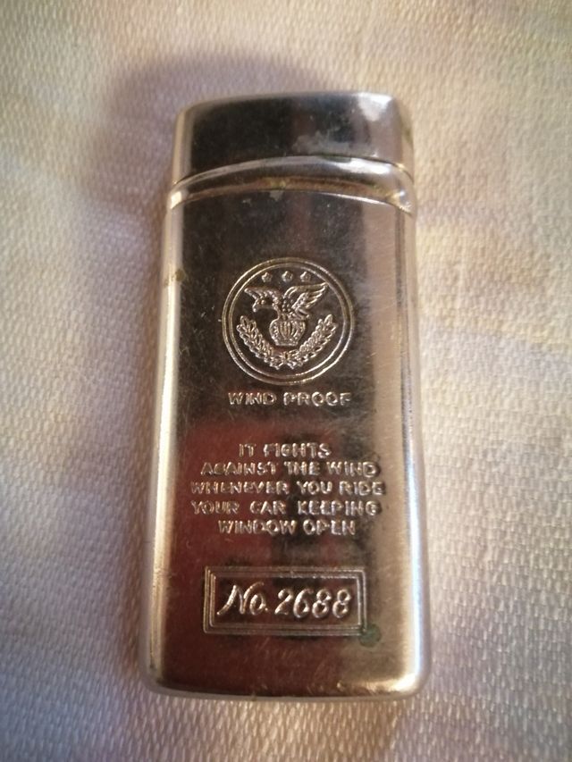 Accendino Antico a Benzina Antivento da ricaricare