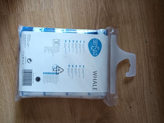 Cortina ducha SenSea ballenas - 180x200cm