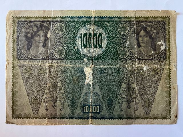 Banconota 10000 Corone Austria 1918