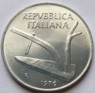 10 lire 1976 nuova - fior di conio FDC