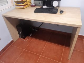 Mesa escritorio madera - beige