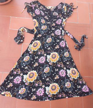 Vestido floral vintage
