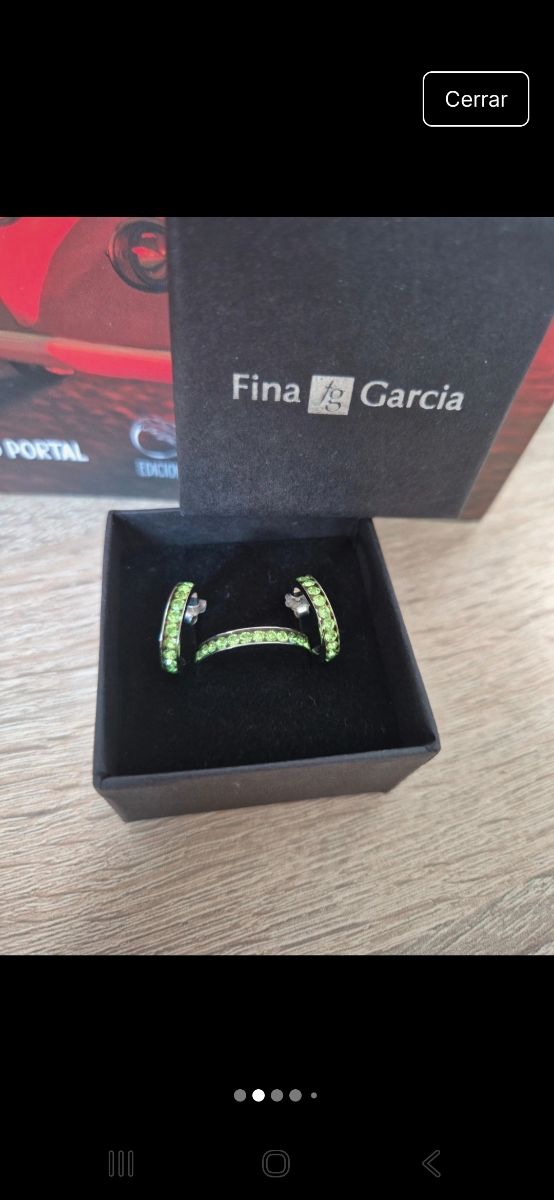 Orecchini e anello Fina García - nuovi