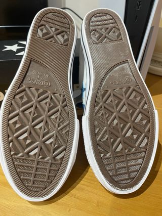 Zapatillas Converse blancas y azules - 38 
