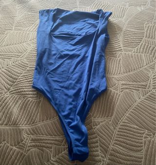 Body blu scollo quadrato