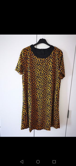 Vestido estampado leopardo - Talla L