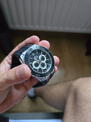 Reloj Lotus Cronógrafo - Negro/Plata