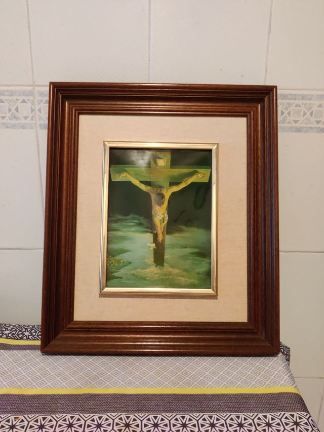 Quadro Cristo di Dalí