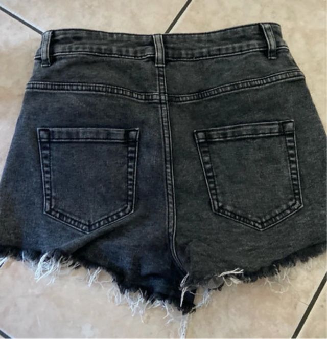 Shorts jeans neri