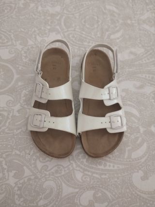 Sandalias Sfera niña blancas - talla 37