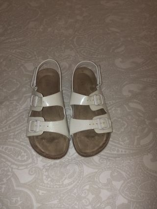 Sandalias Sfera niña blancas - talla 37