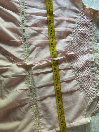 Bata y camisón rosa vintage 44 de pecho