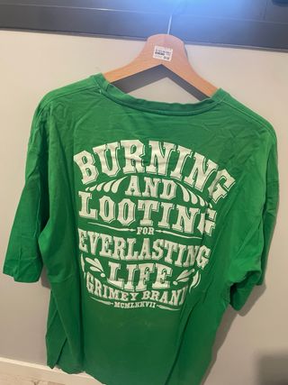 Camiseta Grimey XXXL Verde marca rapera