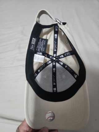 Gorra New Era NY Beige