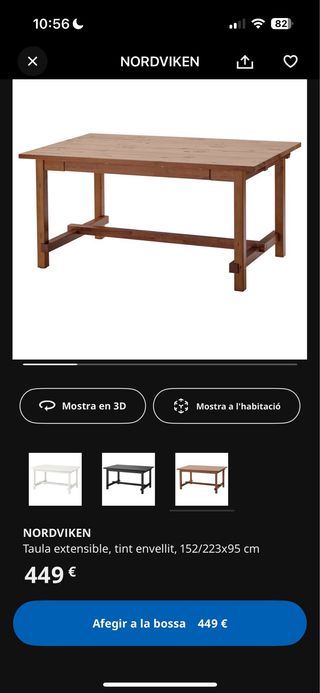 Mesa extensible comedor + 4 sillas 