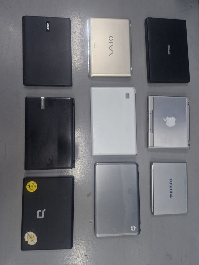 15Portátiles grandes 5 pequeños