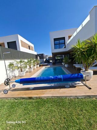 Cobertor piscina azul - manta térmica