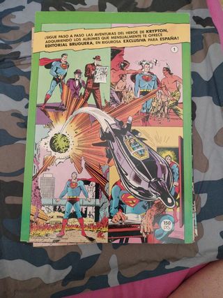 6 comics de Superman de Bruguera COMO NUEVOS