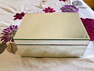 Joyero / Caja decorativa espejo Zara Home - plata