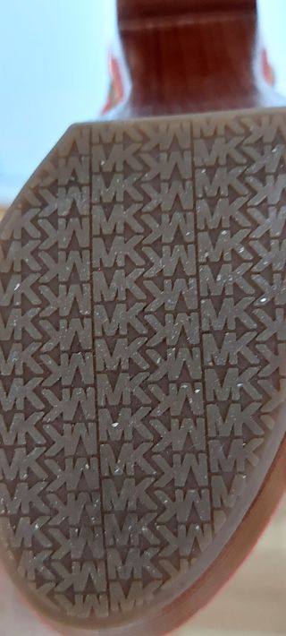 Zuecos Michael Kors rojos, talla 38