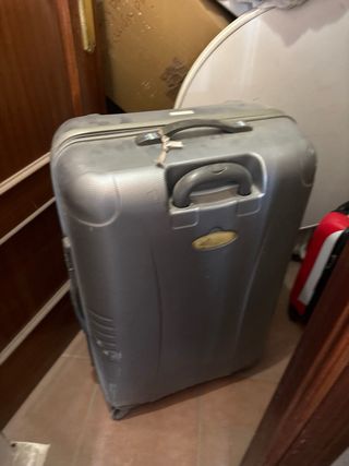 Maleta Samsonite grande, gris plata 52x42x80