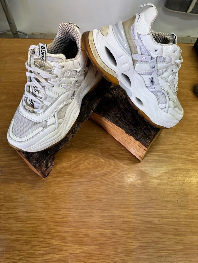 Sneakers Buffalo donna bianche