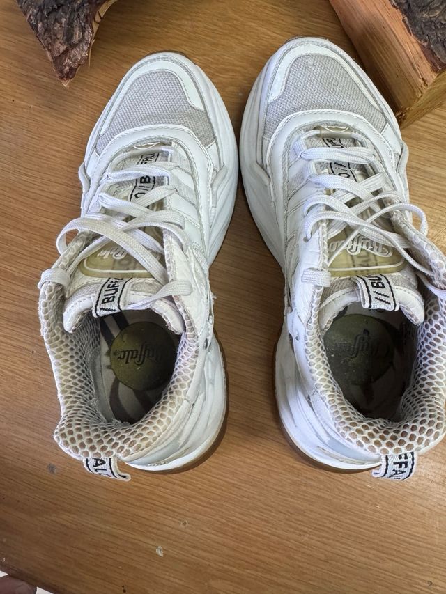 Sneakers Buffalo donna bianche