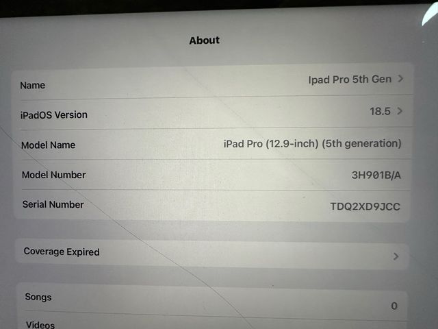 iPad Pro 12.9" (5ª gen) M1 Wifi Leer el anuncio