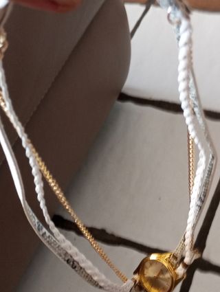 Orologio oro e bianco