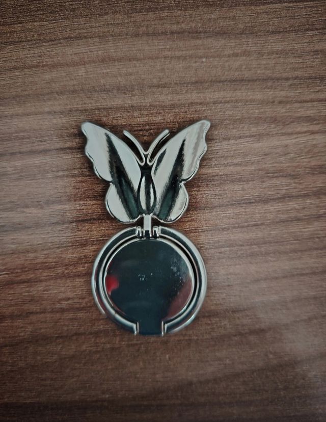 Porta telefono farfalla rosa