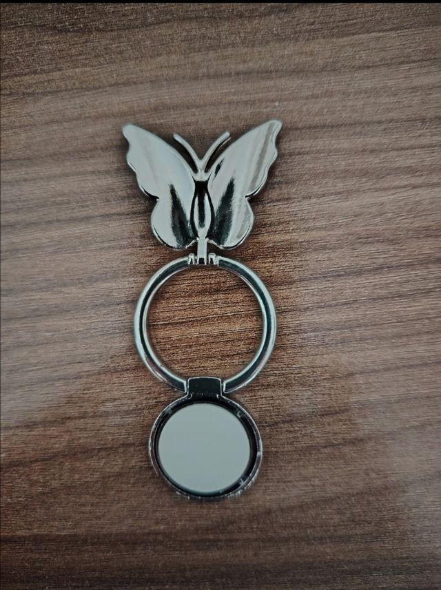 Porta telefono farfalla rosa