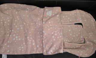 Saco silla bebé - Estrellas rosa.
Perfecto estado.