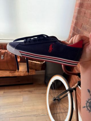 Zapatillas Polo Ralph Lauren - Azul marino y Rojo