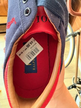 Zapatillas Polo Ralph Lauren - Azul marino y Rojo
