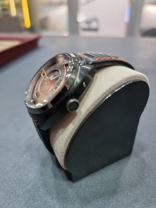 Reloj REC  Porsche negro y naranja
