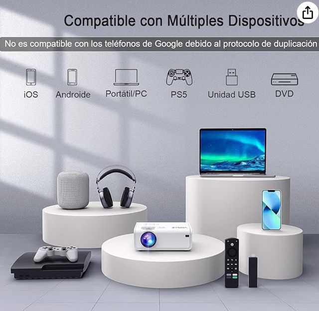 Proyector WiFi Bluetooth 5G FullHD NUEVO 70%Descue