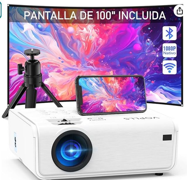 Proyector WiFi Bluetooth 5G FullHD NUEVO 70%Descue