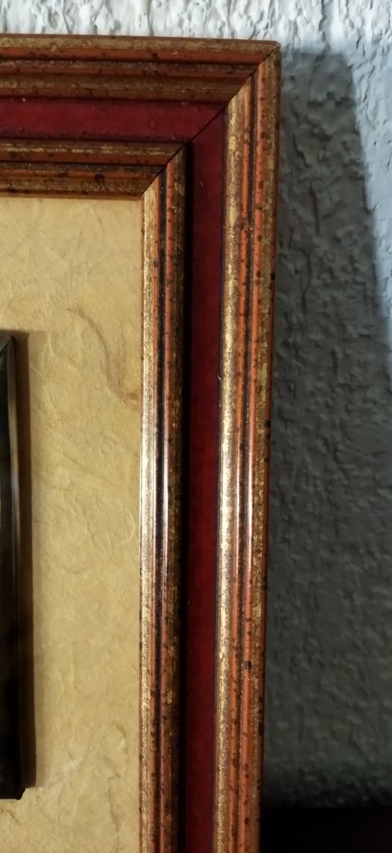 Cuadro con flores secas de 20 x 16 cm