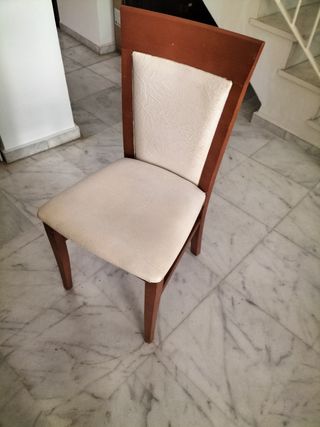 Conjunto 6 sillas comedor madera 