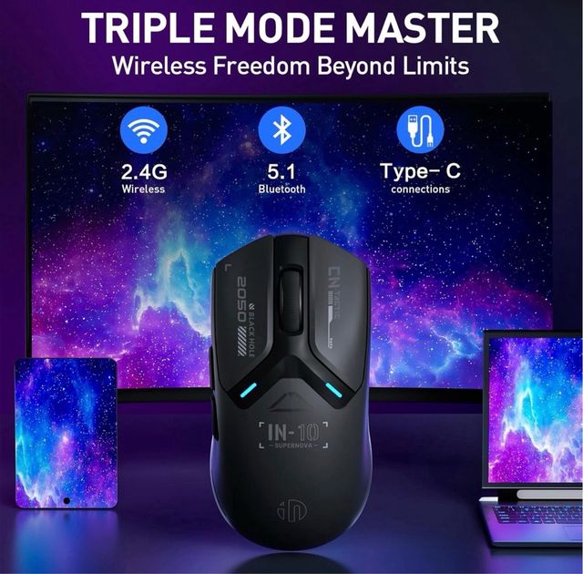 NUEVO! Ratón Gaming INPHIC IN-10P - 60g