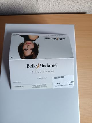 Peluca Belle Madame marrón beige
