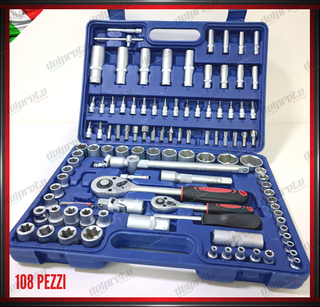 VALIGETTA ATTREZZI 108 PEZZI SET 108 PEZZI CHIAVI