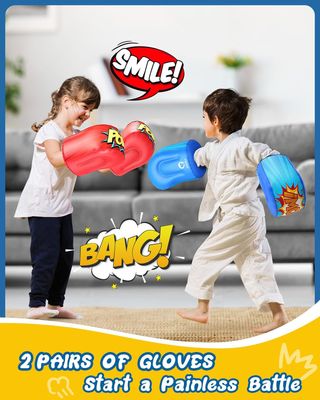 Guantes boxeo hinchables niños