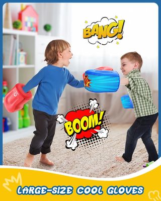 Guantes boxeo hinchables niños