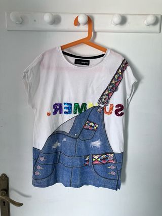 Camiseta Desigual niña verano L (11-12)